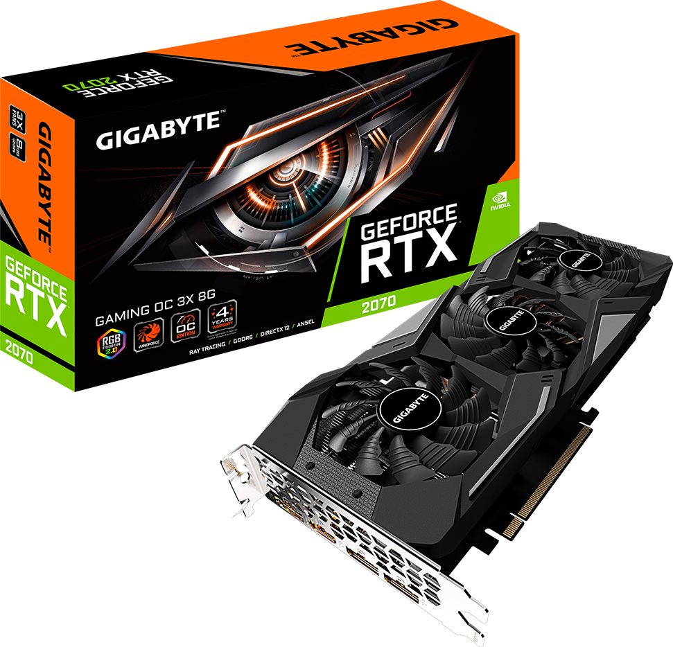 GIGABYTE GeForce RTX 2070 GAMING OC 3X 8G (GV-N2070GAMING-OC-8GD) – Herstellerbild 1