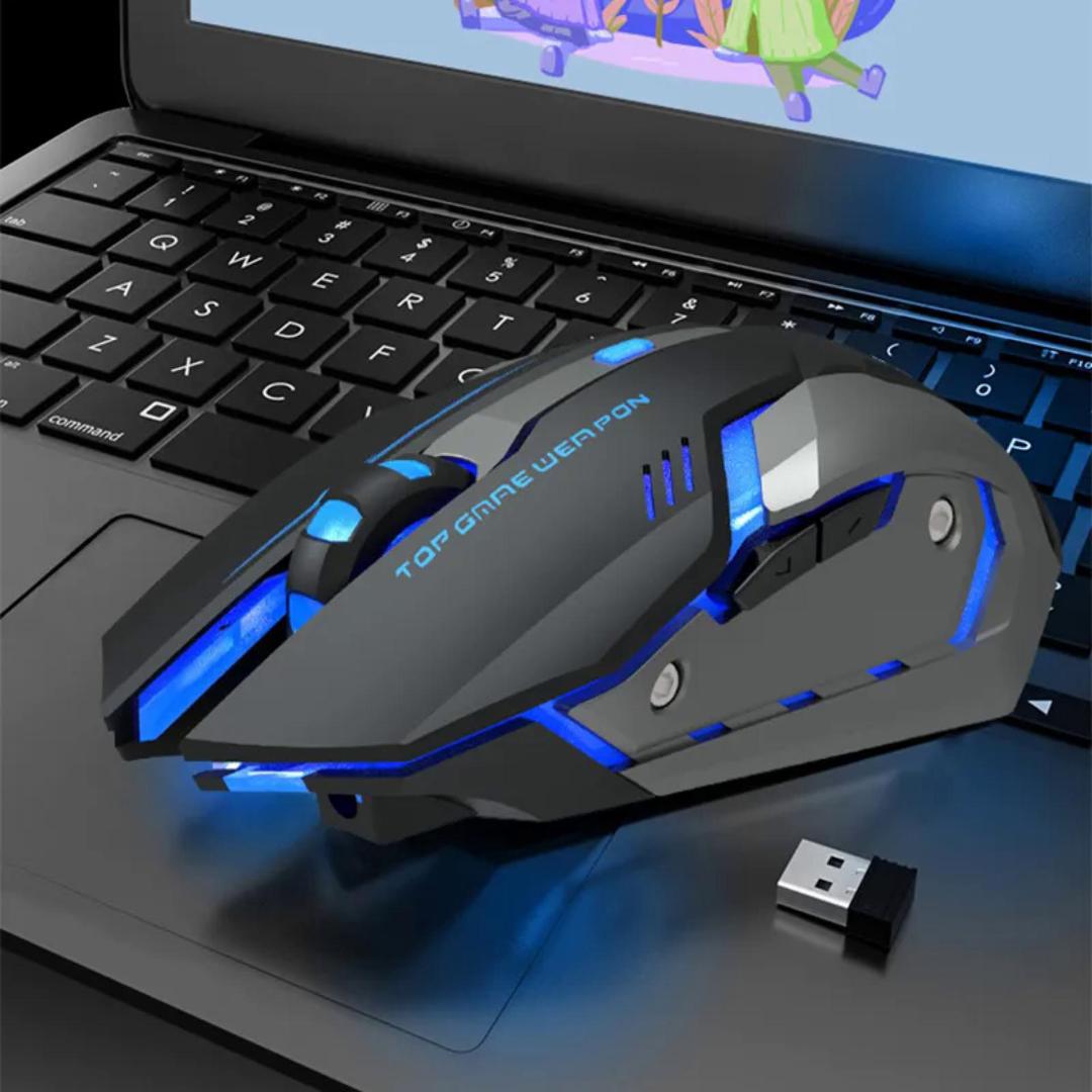 Kabellose Gaming-Maus T1 – Lieferantenabbildung; Ausführung Schwarz · 2,4 GHz