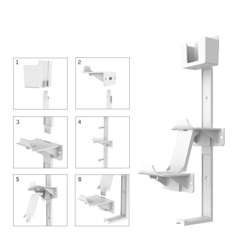 Wandhalter für Controller und Headset – Lieferantenabbildung; Ausführung Schwarz
