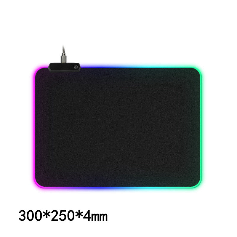 RGB-Mauspad mit beleuchtetem Rand – Lieferantenabbildung; Ausführung Modell A