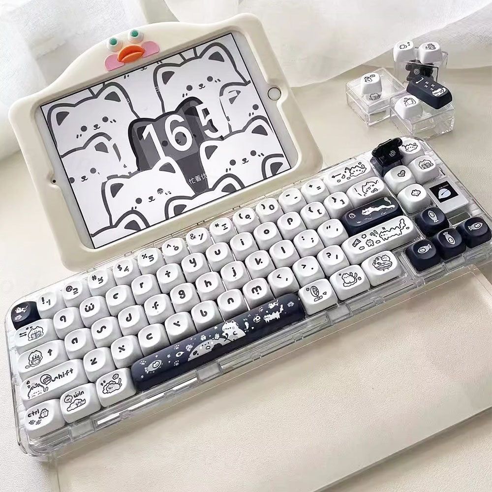 Keycap-Set im Katzen-Design – Lieferantenabbildung; Ausführung 1 Set