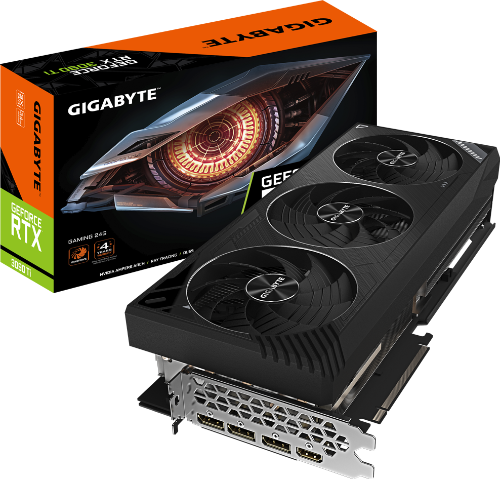 GIGABYTE GeForce RTX 3090 Ti GAMING 24G (GV-N309TGAMING-24GD) – Herstellerbild 1