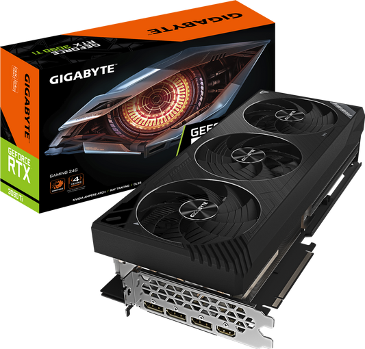 GIGABYTE GeForce RTX 3090 Ti GAMING 24G (GV-N309TGAMING-24GD) – Herstellerbild 1