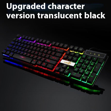 Beleuchtete USB-Gaming-Tastatur – Lieferantenabbildung; Ausführung Weiß