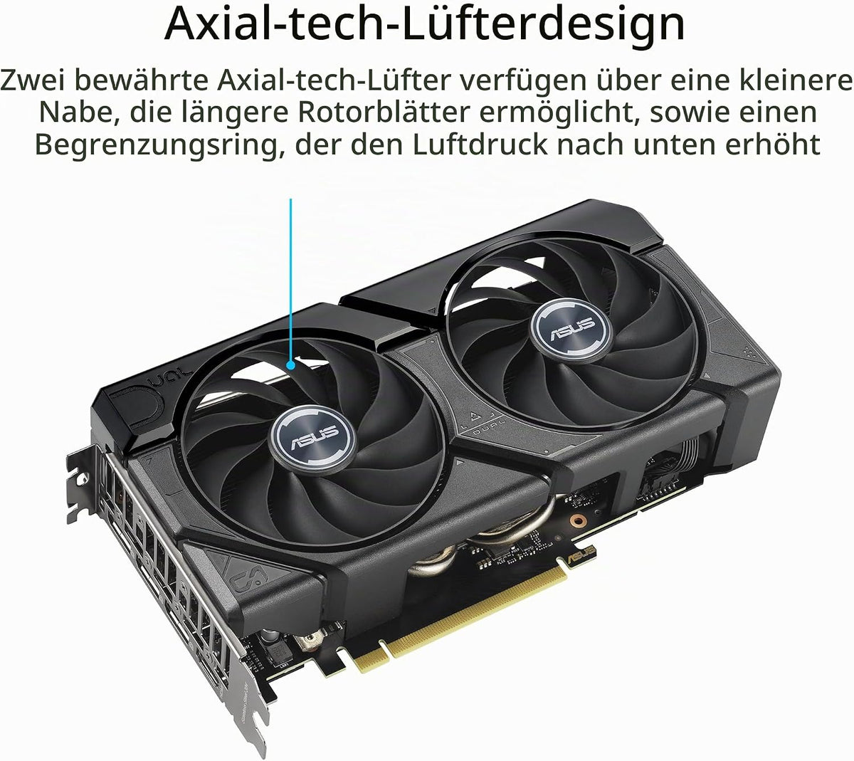 ASUS GeForce RTX 4060 Dual Evo 8G OC Gaming Grafikkarte