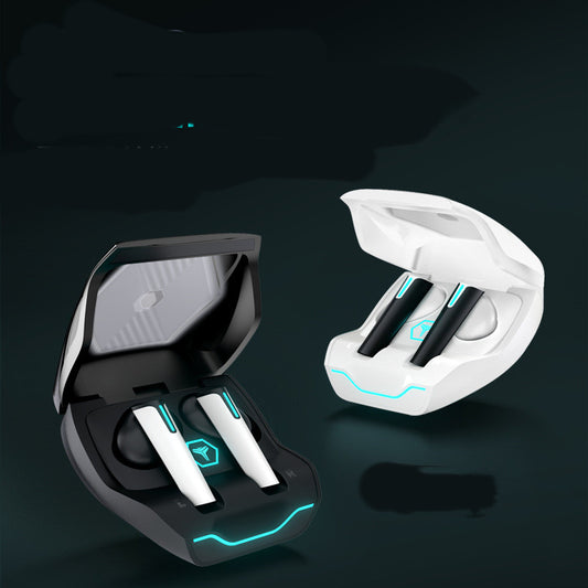 Bluetooth-In-Ears mit beleuchtetem Ladecase – Lieferantenabbildung; Ausführung Schwarz