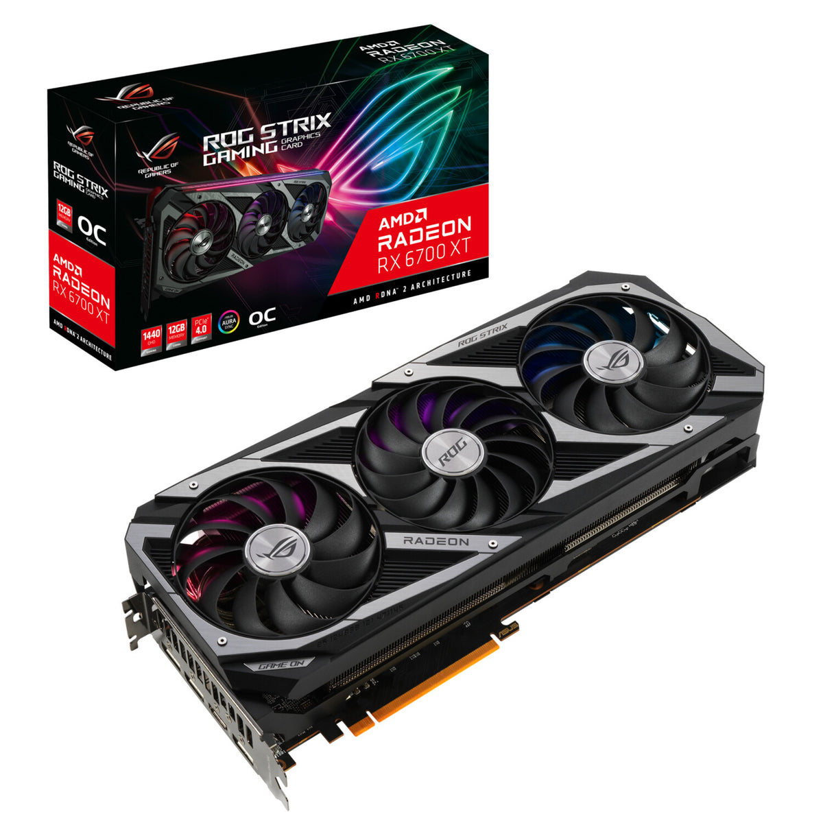 ASUS Radeon RX 6700 XT ROG Strix OC – Produktansicht 1