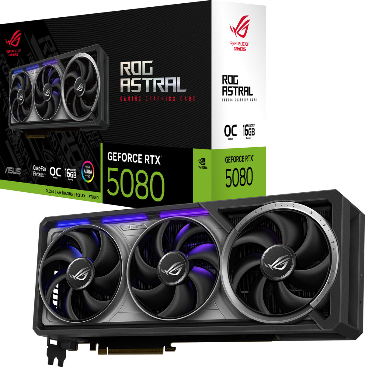 ASUS GeForce RTX 5080 ROG Astral OC – Produktansicht 1
