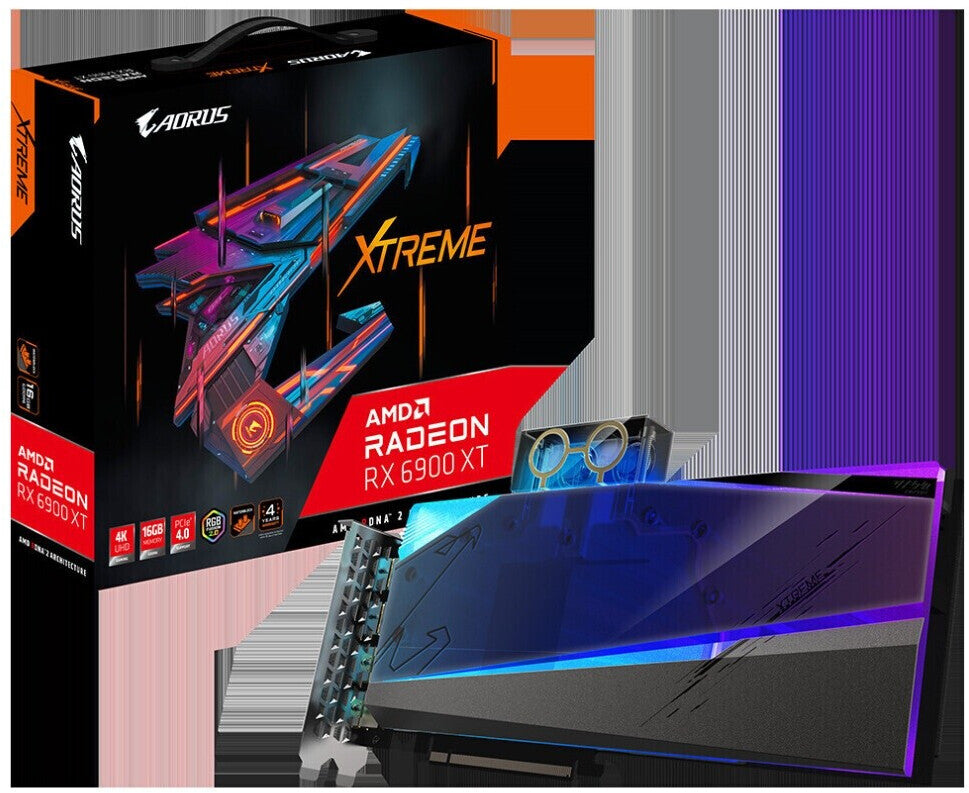 GigaByte Radeon RX 6900 XT AORUS Xtreme Waterforce WB 16G – Produktansicht 3