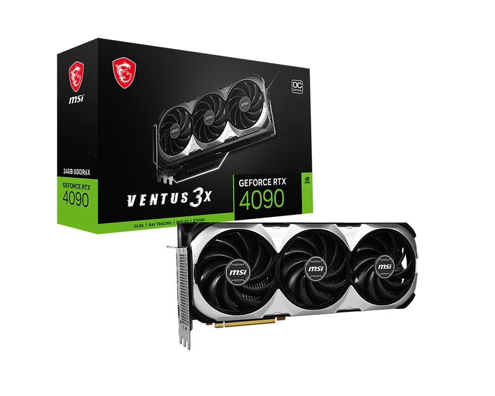 MSI GeForce RTX 4090 VENTUS 3X 24G OC – Herstellerbild 1