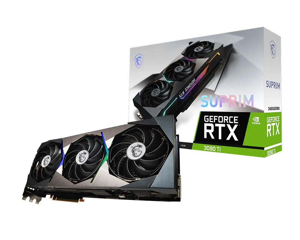 MSI GeForce RTX 3090 Ti SUPRIM SE 24G – Herstellerbild 1