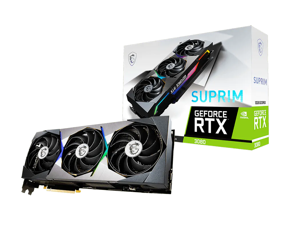 MSI GeForce RTX 3080 SUPRIM 10G – Herstellerbild 1