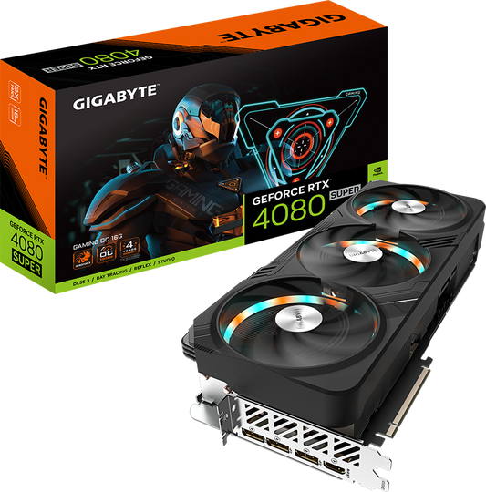 GIGABYTE GeForce RTX 4080 SUPER GAMING OC 16G | GV-N408SGAMING-OC-16GD | Originalbild 1