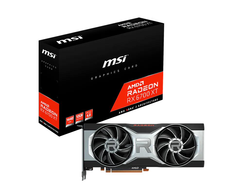 MSI Radeon RX 6700 XT 12G – Herstellerbild 1